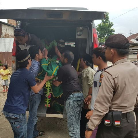 Penderita Tumor di Kampung Aur Yang Dirujuk Kapolrestabes ke Rumkit Saat Patroli Jumat Berkah Akhirnya Meninggal