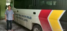 Akhir Menjabat, Pjs Kades Sihopuk Lama Beli Bus  Angkutan Desa
