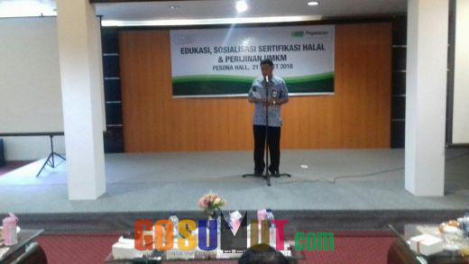 Pegadaian Sosialisasi Sertifikasi Halal dan Izin Bagi Pelaku UMKM se-Kota Medan