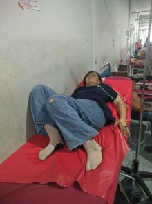 Tabrakan di Jalan Bandara, Kapolresta Deliserdang Bawa Korban Ke Rumah Sakit