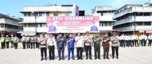 Jelang Pemilu Serentak  2024, Kapolres Padangsidimpuan Pimpin Apel Siskamling untuk Tingkatkan Harkamtibmas