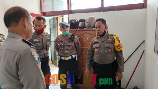 Kompol Marluddin Sidak di Polsekta Kota Pinang