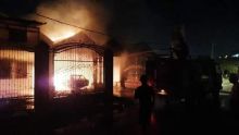 Rumah Diduga Dibakar OTK, H David Purba Berharap Peristiwa ini Dapat Diungkap Pihak Kepolisian