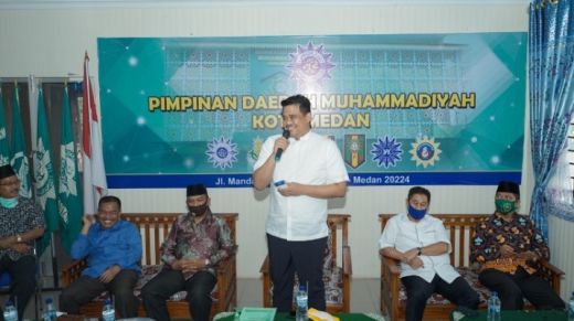 Bobby Nasution Sampaikan Pentingnya Islamic Center di Silaturahmi Muhammadiyah