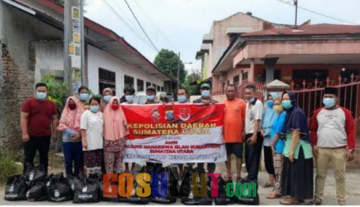Masyarakat Perantau di Medan dapat Bantuan dari Aliansi Mahasiswa