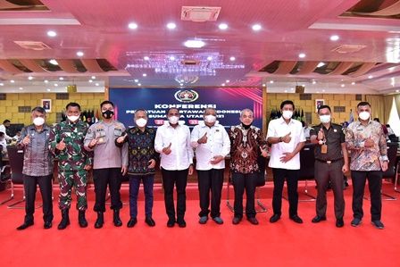 Konferensi PWI Sumut 2021, Gubsu Harapkan Ketua Dipilih Tanpa Intervensi