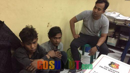 Jambret Ponsel, 2 Sekawan Nginap di Mapolsek Medan Timur