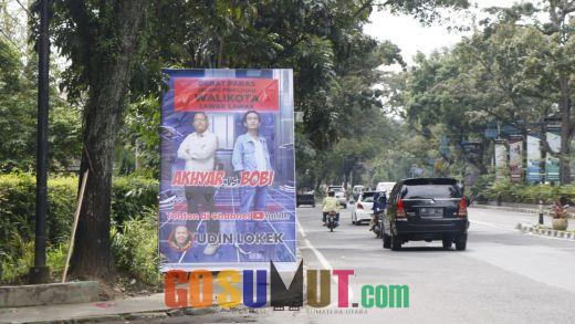 Beredar Baliho Debat Panas Pemilihan Walikota Versi Parodi