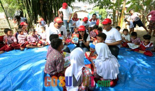Aksi Milenial Pelindo 1 Hadir di Kampung Pinggir Sungai Kota Medan
