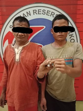 Dua Pemuja Sabu Diciduk Polisi di Jalan Umum Batang Taris Palas