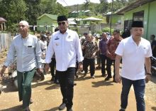 Bupati dan Ketua DPRD Madina Cek Lokasi Banjir di Purba Baru