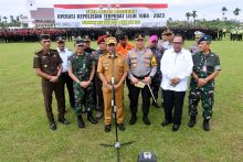 Diikuti 12.291 Personel, Pj Gubernur Sumut Pimpin Apel Gelar Pasukan Pengamanan Nataru
