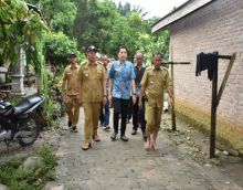Bupati Sergai Bersama Ketua DPRD dan Kadis PUPR Tinjau Desa Manggis