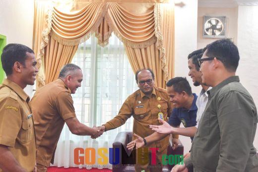 Pj Wali Kota Padangsidimpuan Terima Silaturahmi Gabungan Penggiat Olahraga