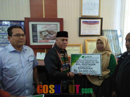 Bupati Aceh Tengah Minta BPJS Ketenagakerjaan Buka Cabang Induk