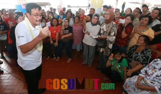 Djarot akan Bangun Pasar Percontohan di Kota Medan