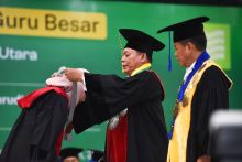 Kembali Kukuhkan Guru Besar, Rektor Harapkan Kontribusi Mempercepat Transformasi USU