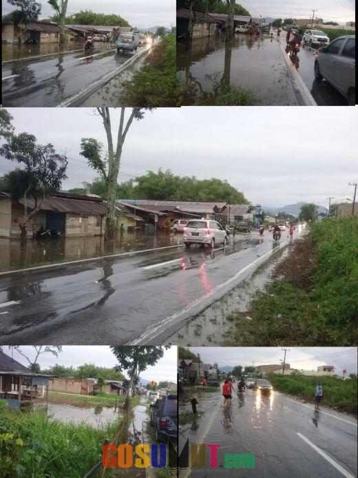 2 Jam Hujan Turun dengan Deras, Rumah Warga Terendam  Banjir Setinggi 85 Cm