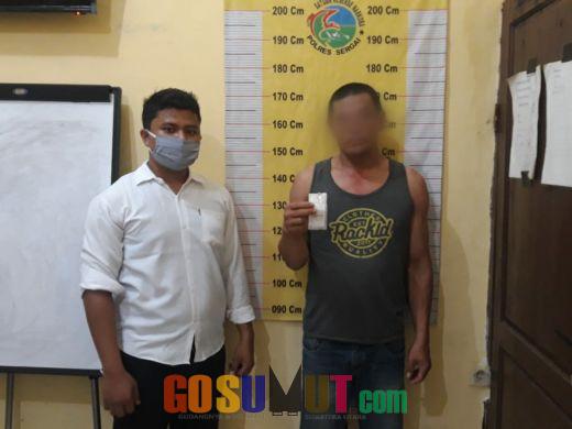 Digrebek Rumah Kontrakan, Arjun Pengedar Sabu Ditangkap Polisi di Sei Bamban