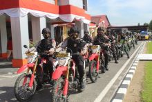 Sidang PHP PSU Jilid II, Kapolres Labuhanbatu Pimpin Cipta Kondisi Patroli Skala Besar TNI-Polri