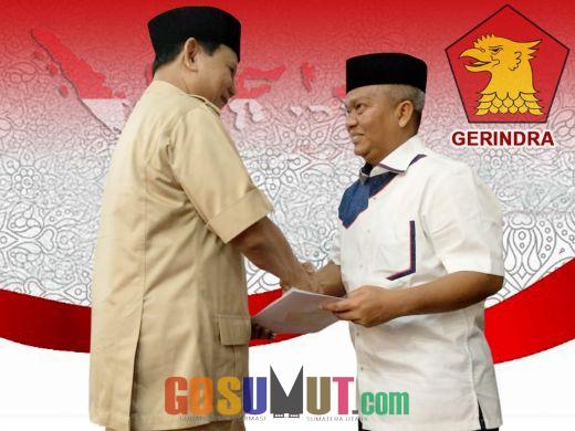 Sah! Ahmad Zarnawi Pasaribu Pimpin DPC Partai Gerindra Palas