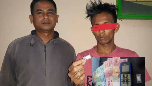 Kedapatan Transaksi di Lapangan Bola, Bandar Sabu Diciduk Polisi