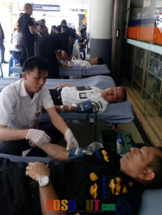 Jelang HUT ke-71, PT Kereta Api Indonesia Gelar Donor Darah