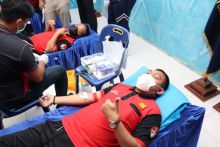 Peringati HDKD, Lapas Siborongborong Gelar Donor Darah