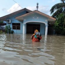 Banjir Rendam 3686 KK di Tebingtinggi, Kelurahan Persiakan Terparah