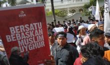 Ribuan Umat Islam Sambangi Kantor Konjen Tiongkok, Protes! Penindasan Umat Muslim di Uighur