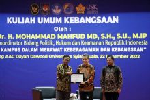 Bahas Cara Merawat Keberagaman di Aceh, Mahfud MD: Indonesia Membangun Hukum seperti Piagam Madinah