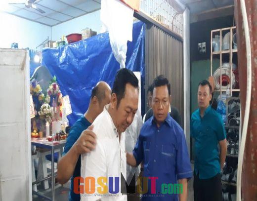 Pasca Harier Ditabrak KA di Melati Perbaungan, Kapolres Sergai Melayat Rumah Duka Korban Pasutri di Tanjung Morawa