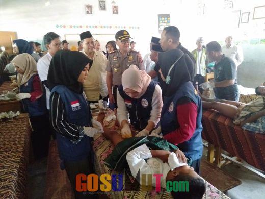 WUPDS G-17 Bersama Kapolresta Deli Serdang  Sumbang Sembako Dan Khitan Massal