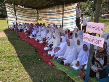 Ratusan Ibu-ibu Pengajian Palas Padati Lokasi Amalia Desa Gunung Manaon