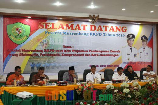 Musrenbang RKPD Tapsel 2019 akan Dimasukkan ke Dalam Aplikasi E-Planning