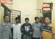 Terekam CCTV, Tiga Sekawan  Pembobol Toko Kiddle Mart Desa Pon Akhirnya Berhasil Diringkus Polisi