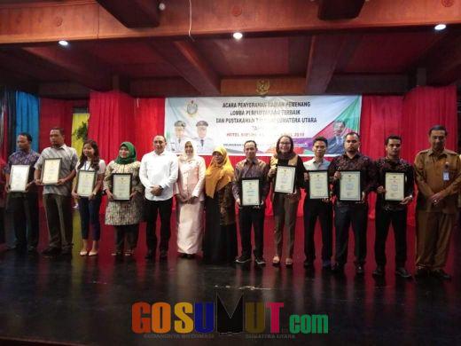 Labuhanbatu Terima Penghargaan Juara I Lomba Taman Bacaan Terbaik Sumatera Utara