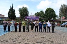 Bupati Karo Pimpin Apel Operasi Ketupat Toba, 400  Personil Dikerahkan Wujudkan Sitkamtibmas Kondusif