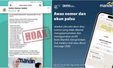 [Hoaks] Undian Berhadiah untuk Nasabah Bank Mandiri, Gebyar Hadiah