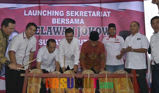 Watimpres dan Menhub Resmikan Sekber Relawan Jokowi Dipimpin Tengku Erry