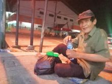 Berawal dijanjikan Kerja, Seorang Pria Paruh Baya Hidup Gelandangan di Padangsidimpuan