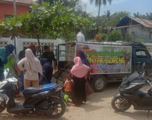 PTPN IV Sosa Kembali Gelar Pasar Murah Migor di Desa Sibodak Jae