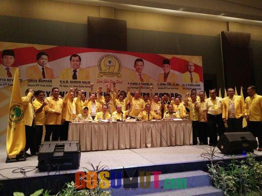 Ngogesa Sitepu Terpilih Secara Aklamasi jadi Ketua DPW Partai Golkar Sumut