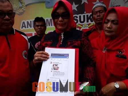 Unggah Foto Editan Melecehkan Megawati-Jokowi, DPC PDI Perjuangan Melapor Ke Polres Padangsidimpuan