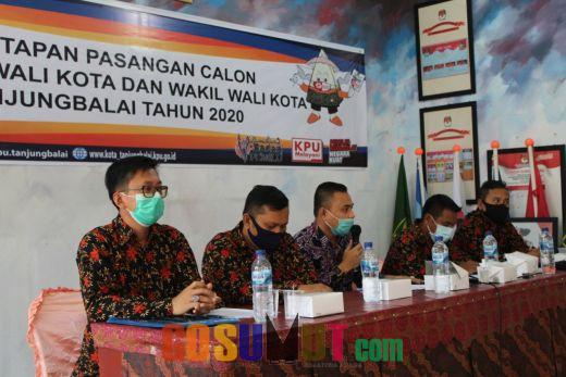 KPU Tanjung Balai Tetapkan 3 Paslon Walikota dan Wakil Walikota Tanjung Balai