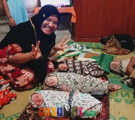 Bayi Perempuan Kembar Tiga Lahir di Kabupaten Palas