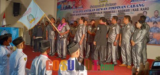 Gembira Ginting Pimpin DPC Koswari Kabupaten Karo
