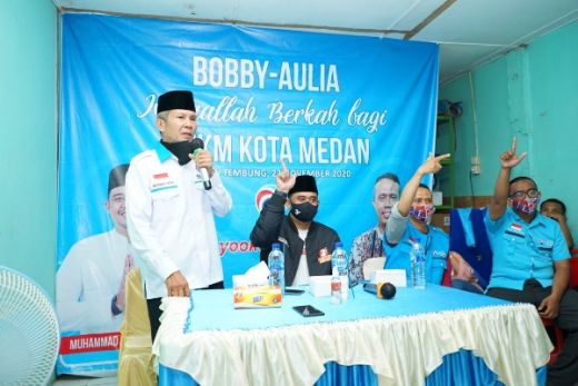Bobby Nasution Temui Pelaku UMKM di Medan Tembung, Tawarkan Modal Hingga Tempat Usaha