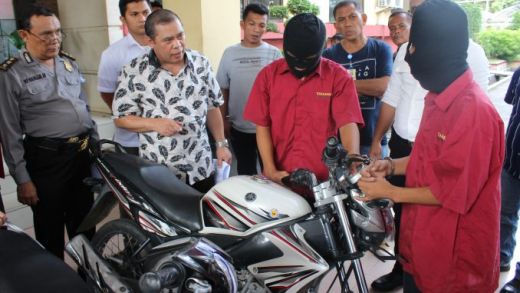 Mencuri Sepeda Motor di Medan Ketangkap di Nangroe Aceh Darussalam.