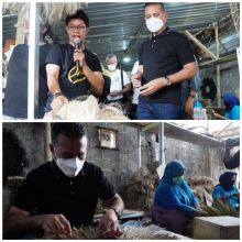 Dikunjungi Ijeck, Owner Palem Craft Siap Pulang Kampung Latih Masyarakat Sumut